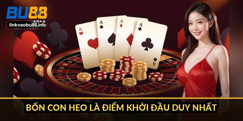 Cách nhớ bài trong Tiến Lên Miền Nam: 3 tầng kỹ thuật 2 Bốn con heo là điểm khởi đầu duy nhất
